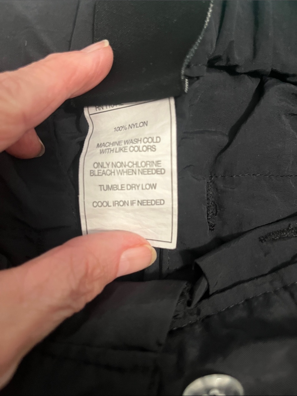 Women's Black Cargo Jogger Pants with Utility Pockets - Picture 9 of 9